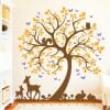 Auf dem Bild ist das Produkt: Wandtattoo Kinderzimmer Baum mit Hasen Rehkitz 4 Farben, Dekoration Babyzimmer zum Preis von €39.9 abgebildet.