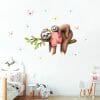 Auf dem Bild ist das Produkt: Wandtattoo Kinderzimmer Faultier Mama mit Faultier Baby Dekoration Babyzimmer Wandsticker Wand Aufkleber zum Preis von €24.9 abgebildet.