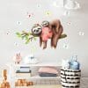 Auf dem Bild ist das Produkt: Wandtattoo Kinderzimmer Faultier Mama mit Faultier Baby Dekoration Babyzimmer Wandsticker Wand Aufkleber zum Preis von €24.9 abgebildet.