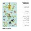 Auf dem Bild ist das Produkt: Wandtattoo Kinderzimmer Frühling Vogelhäuschen mit Vögeln zum Preis von €34.9 abgebildet.