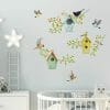Auf dem Bild ist das Produkt: Wandtattoo Kinderzimmer Frühling Vogelhäuschen mit Vögeln zum Preis von €34.9 abgebildet.