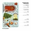 Auf dem Bild ist das Produkt: Wandtattoo Kinderzimmer Fuchs und Mäusetür weihnachtlich bunt Dekoration Babyzimmer zum Preis von €19.9 abgebildet.