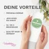 Auf dem Bild ist das Produkt: Weiße Hochzeitskerze Kristallhochzeit geometrischer Rahmen mit Blättern personalisiert Hochzeitsgeschenk Spruch, Valentinstagsgeschenk zum Preis von €5.9 abgebildet.