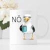 Auf dem Bild ist das Produkt: Bedruckte Tasse mit Möwe und Nö zum Preis von €16.9 abgebildet.