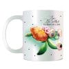 Auf dem Bild ist das Produkt: Perlmutt Tasse bedruckt Schildkröte mit Spruch Sei Du selbst, alle anderen gibt es schon. Schimmereffekt zum Preis von €18.9 abgebildet.