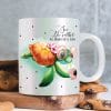 Auf dem Bild ist das Produkt: Perlmutt Tasse bedruckt Schildkröte mit Spruch Sei Du selbst, alle anderen gibt es schon. Schimmereffekt zum Preis von €18.9 abgebildet.