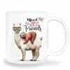 Auf dem Bild ist das Produkt: Tasse bedruckt Lama Faultier Different but best friends Kaffeetasse weiß beidseitig Geschenk Geburtstag zum Preis von €15.90 abgebildet.
