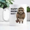 Auf dem Bild ist das Produkt: Tasse bedruckt mit einem Bär mit einer Kiste Bier, Geburtstagsgeschenk Vati Kaffeetasse Kaffeebecher zum Preis von €16.9 abgebildet.