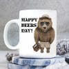 Auf dem Bild ist das Produkt: Tasse bedruckt mit einem Bär mit einer Kiste Bier, Geburtstagsgeschenk Vati Kaffeetasse Kaffeebecher zum Preis von €16.9 abgebildet.