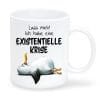 Auf dem Bild ist das Produkt: Tasse bedruckt Möwe Lass mich. Ich habe eine existenzielle Krise Becher lustiger Spruch maritim zum Preis von €16.9 abgebildet.