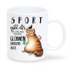 Auf dem Bild ist das Produkt: Tasse Glühwein Winter Katze Weihnachten zum Preis von €16.9 abgebildet.