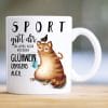 Auf dem Bild ist das Produkt: Tasse Glühwein Winter Katze Weihnachten zum Preis von €16.9 abgebildet.