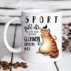 Auf dem Bild ist das Produkt: Tasse Glühwein Winter Katze Weihnachten zum Preis von €16.9 abgebildet.