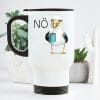 Auf dem Bild ist das Produkt: Edelstahl Thermobecher Nö Möwe Kaffeebecher To Go Geschenk Geburtstag 390 ml mit Griff zum Preis von €21.9 abgebildet.