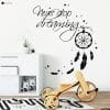 Auf dem Bild ist das Produkt: Wandtattoo Never Stop Dreaming mit Traumfänger, Sterne und Federn Wandbild Wanddeko zum Preis von €19.9 abgebildet.