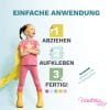Auf dem Bild ist das Produkt: Fensterbild Wolf Wolfsjunges Mond Schneeflocken Winter winterlicher Fensteraufkleber zum Preis von €13.90 abgebildet.