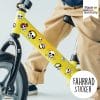 Auf dem Bild ist das Produkt: Fahrradaufkleber Fahrrad Sticker Fahrraddesign Kinderfahrrad Aufkleber Anker Totenköpfe Dekoration zum Preis von €12.9 abgebildet.