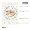 Auf dem Bild ist das Produkt: Fensterbild Frühling Ostern schlafender Fuchs mit Blätterkranz und Schmetterlingen Fensterdeko Kinderzimmer Kind zum Preis von €13.90 abgebildet.