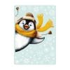 Auf dem Bild ist das Produkt: Fensterbild Pinguin hineinschauend Winter Fenster mit Schneeflocken Adventsdeko wiederverwendbar zum Preis von €13.90 abgebildet.
