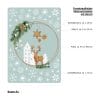 Auf dem Bild ist das Produkt: Fensterbild Weihnachten Hirsch Deko Winter Schneeflocken Stern Holzoptik Weihnachtsgrün Fensteraufkleber Fensterdeko zum Preis von €13.90 abgebildet.