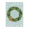 Auf dem Bild ist das Produkt: Fensterbild Weihnachten Weihnachtskranz Deko Winter Schneeflocken Stern Holzoptik Glöckchen Fensteraufkleber Fensterdeko zum Preis von €13.90 abgebildet.
