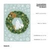 Auf dem Bild ist das Produkt: Fensterbild Weihnachten Weihnachtskranz Deko Winter Schneeflocken Stern Holzoptik Häuser Fensteraufkleber Fensterdeko zum Preis von €13.90 abgebildet.