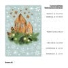 Auf dem Bild ist das Produkt: Fensterbild Weihnachten Weihnachtszweige Holzoptik Häuser Deko Winter Schneeflocken Fensteraufkleber Fensterdeko zum Preis von €13.90 abgebildet.