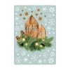 Auf dem Bild ist das Produkt: Fensterbild Weihnachten Weihnachtszweige Holzoptik Häuser Deko Winter Schneeflocken Fensteraufkleber Fensterdeko zum Preis von €13.90 abgebildet.