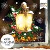 Auf dem Bild ist das Produkt: Fensterbild Weihnachten Winter Laterne Tannenzweige Schneeflocken Fensteraufkleber zum Preis von €13.90 abgebildet.
