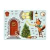 Auf dem Bild ist das Produkt: Fensterbild Weihnachten Winter Weihnachtstür Fuchs Leiter Weihnachtsdeko wiederverwendbar Schneeflocken Kinderzimmer Fenster zum Preis von €13.90 abgebildet.