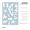 Auf dem Bild ist das Produkt: Fensterbild Weihnachten Winter Krippe Fensteraufkleber Weihnachtsdekoration wiederverwendbare Fensterdeko zum Preis von €13.90 abgebildet.