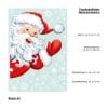 Auf dem Bild ist das Produkt: Fensterbild Weihnachtsmann hineinschauend wiederverwendbar Winter Fenster mit Schneeflocken Adventsdeko zum Preis von €13.90 abgebildet.