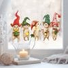 Auf dem Bild ist das Produkt: Fensterbild Winter Mäuse Weihnachten Schneeflocken Fensteraufkleber Wiederverwendbar Fensterfolie Kinderzimmer zum Preis von €13.90 abgebildet.