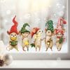 Auf dem Bild ist das Produkt: Fensterbild Winter Mäuse Weihnachten Schneeflocken Fensteraufkleber Wiederverwendbar Fensterfolie Kinderzimmer zum Preis von €13.90 abgebildet.