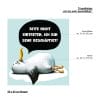 Auf dem Bild ist das Produkt: Türaufkleber Wandtattoo Möwe liegend mit Spruch, Kinderzimmer Sticker Kind zum Preis von €19.9 abgebildet.