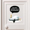 Auf dem Bild ist das Produkt: Türaufkleber Wandtattoo Möwe liegend mit Spruch, Kinderzimmer Sticker Kind zum Preis von €19.9 abgebildet.