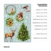 Auf dem Bild ist das Produkt: Wiederverwendbar Fensterbild Weihnachtsset Hirsch Tannenbaum Eichhörnchen Vogel Fuchs Vogelhaus zum Preis von €17.90 abgebildet.