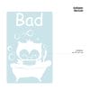 Auf dem Bild ist das Produkt: Wandtattoo WC Bad Türaufkleber Eulen Badezimmer Türschild selbstklebend rückstandslos entfernbare Dekoration zum Preis von €13.90 abgebildet.