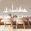 Auf dem Bild ist das Produkt: Wandtattoo Wandaufkleber Hamburg Skyline Dekoration zum Preis von €16.90 abgebildet.