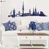 Auf dem Bild ist das Produkt: Wandtattoo Wandaufkleber Hamburg Skyline Dekoration zum Preis von €16.90 abgebildet.