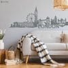 Auf dem Bild ist das Produkt: Wandtattoo Wandbild Skyline London England Wandaufkleber zum Preis von €29.9 abgebildet.