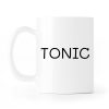 Auf dem Bild ist das Produkt: 2 bedruckte Tassen Gin und Tonic, Partnertassen, Paartassen, Kaffeetasse schwarz weiß, Geschenk Geburtstag zum Preis von €33.8 abgebildet.