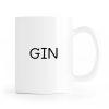 Auf dem Bild ist das Produkt: 2 bedruckte Tassen Gin und Tonic, Partnertassen, Paartassen, Kaffeetasse schwarz weiß, Geschenk Geburtstag zum Preis von €33.8 abgebildet.