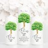Auf dem Bild ist das Produkt: Taufkerze Junge/ Mädchen Lebensbaum Baum mit Blüten bedruckt mit Namen, Datum und auf Wunsch eigenem, vorgegebenem oder keinem Taufspruch zum Preis von €6.4 abgebildet.