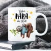 Auf dem Bild ist das Produkt: Tasse bedruckt Faultier Bester Papa der Welt Geschenk Vatertag Geburtstag Vatertagsgeschenk zum Preis von €15.90 abgebildet.