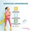 Auf dem Bild ist das Produkt: Wandtattoo Kinderzimmer Planeten Galaxy Sterne, Dekoration Babyzimmer zum Preis von €44.9 abgebildet.