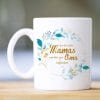 Auf dem Bild ist das Produkt: Bedruckte Tasse Nur die besten Mamas werden zur Oma befördert Geschenk Mama Muttertag zum Preis von €15.90 abgebildet.