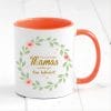 Auf dem Bild ist das Produkt: Bedruckte Tasse Nur die besten Mamas werden zur Oma befördert Geschenk Kaffeetasse zum Preis von €17.9 abgebildet.