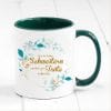 Auf dem Bild ist das Produkt: Bedruckte Tasse “Nur die besten Schwestern werden zur Tante befördert..” Geschenk Schwester Tante Geburt zum Preis von €17.90 abgebildet.