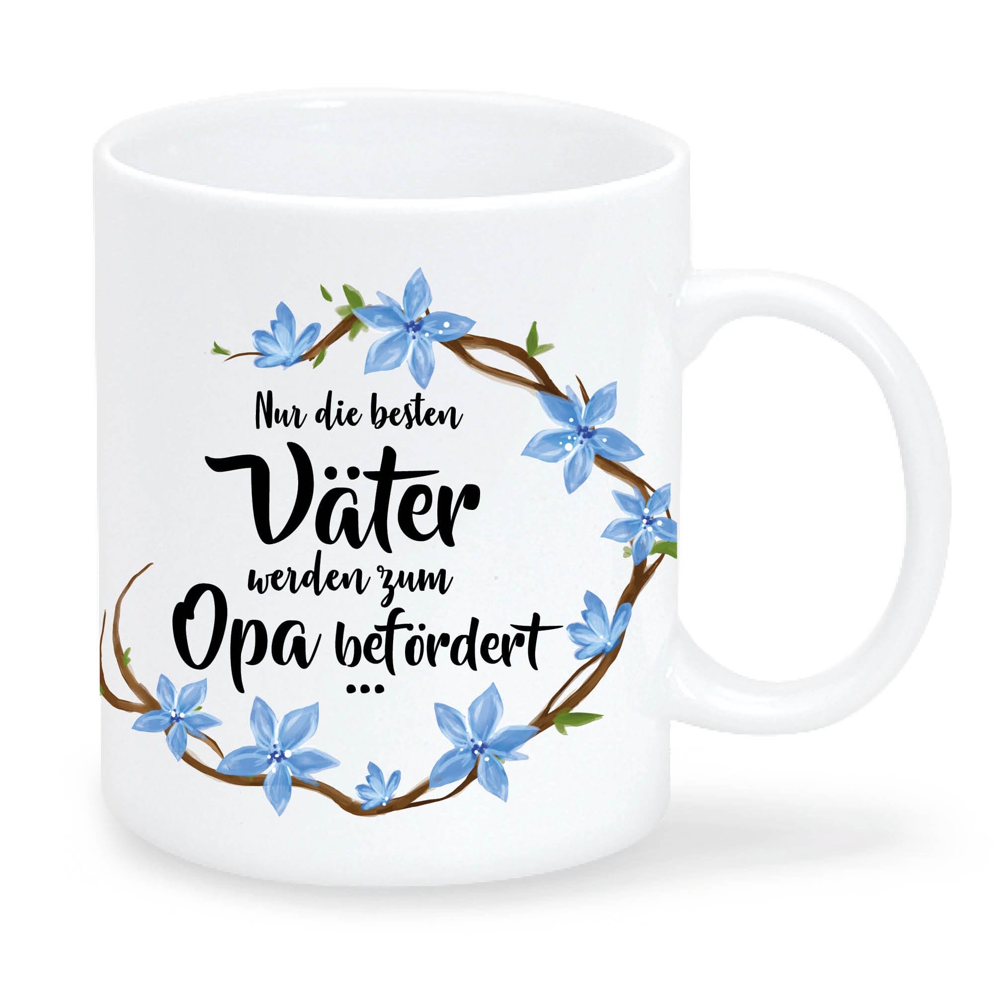 Bedruckte Tasse Nur die besten Väter werden zum Opa befördert…du bist der Allerbeste Geschenk Papa Vatertag